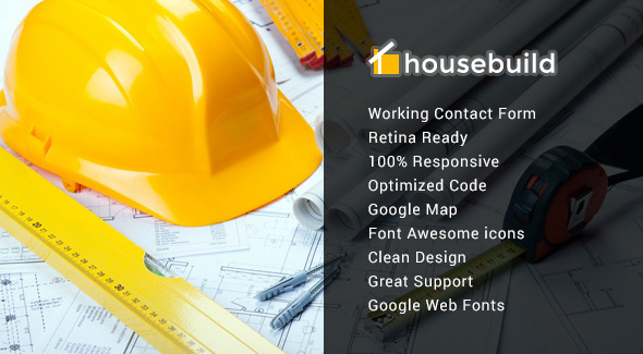 House Build construction company MuraCMS theme